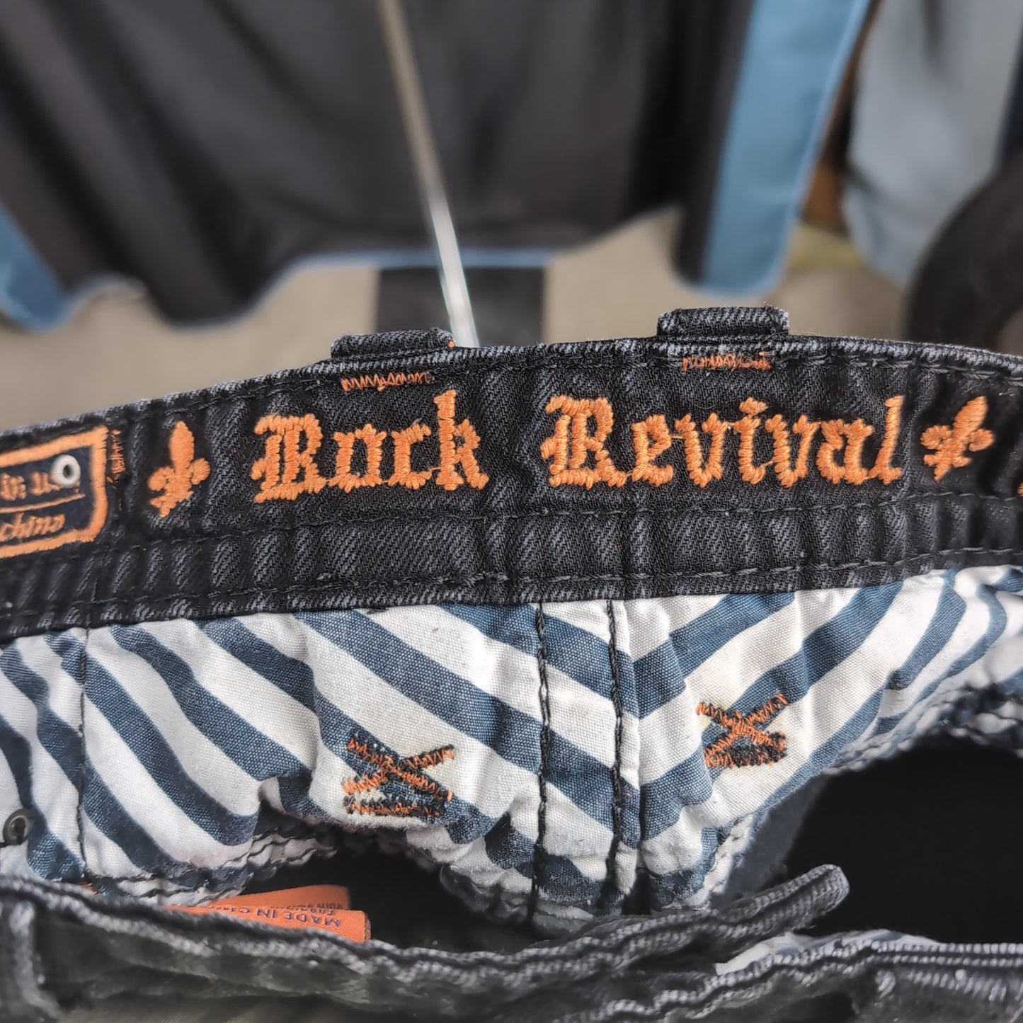Jean baggy vintage Rock Revival (taille 34) J65