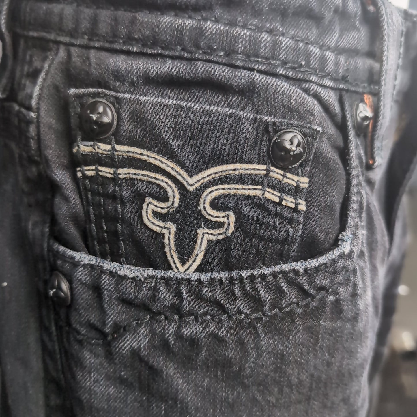 Jean baggy vintage Rock Revival (taille 34) J65