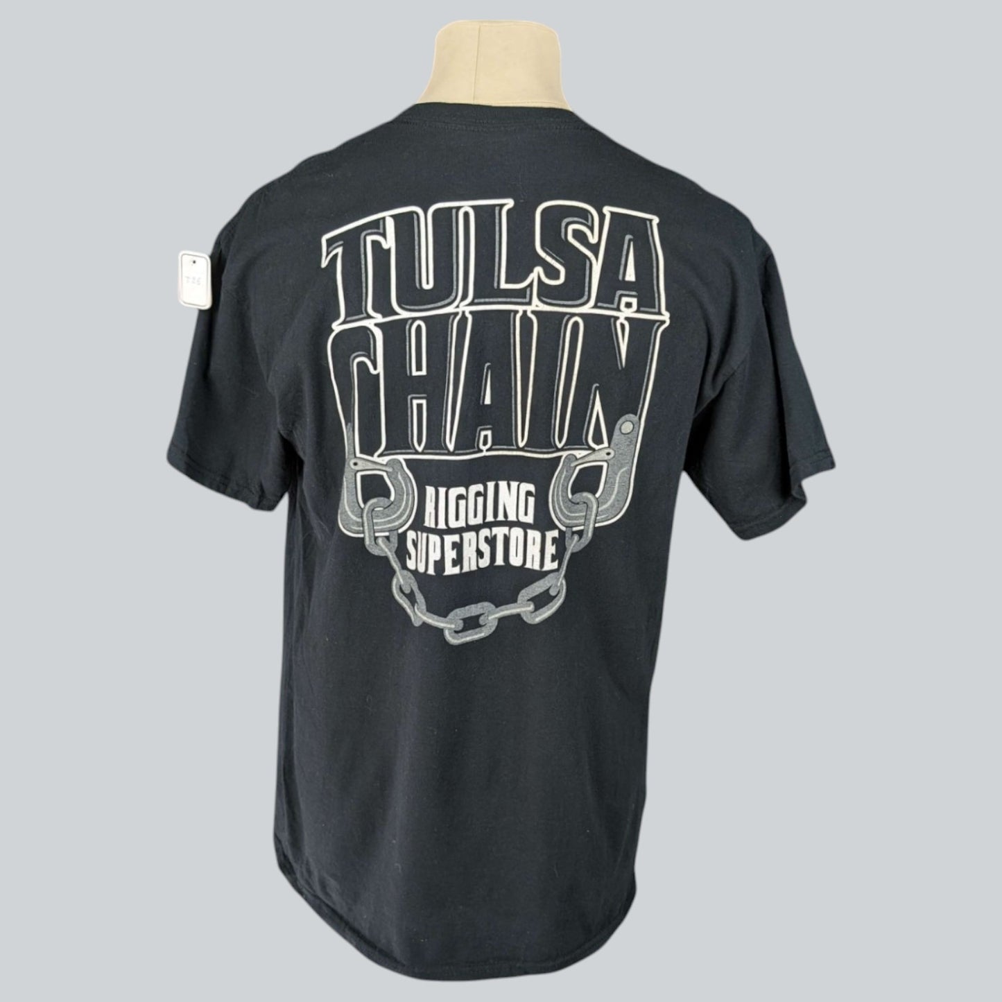 Tee shirt vintage TulsaChain.com (taille XL) T26