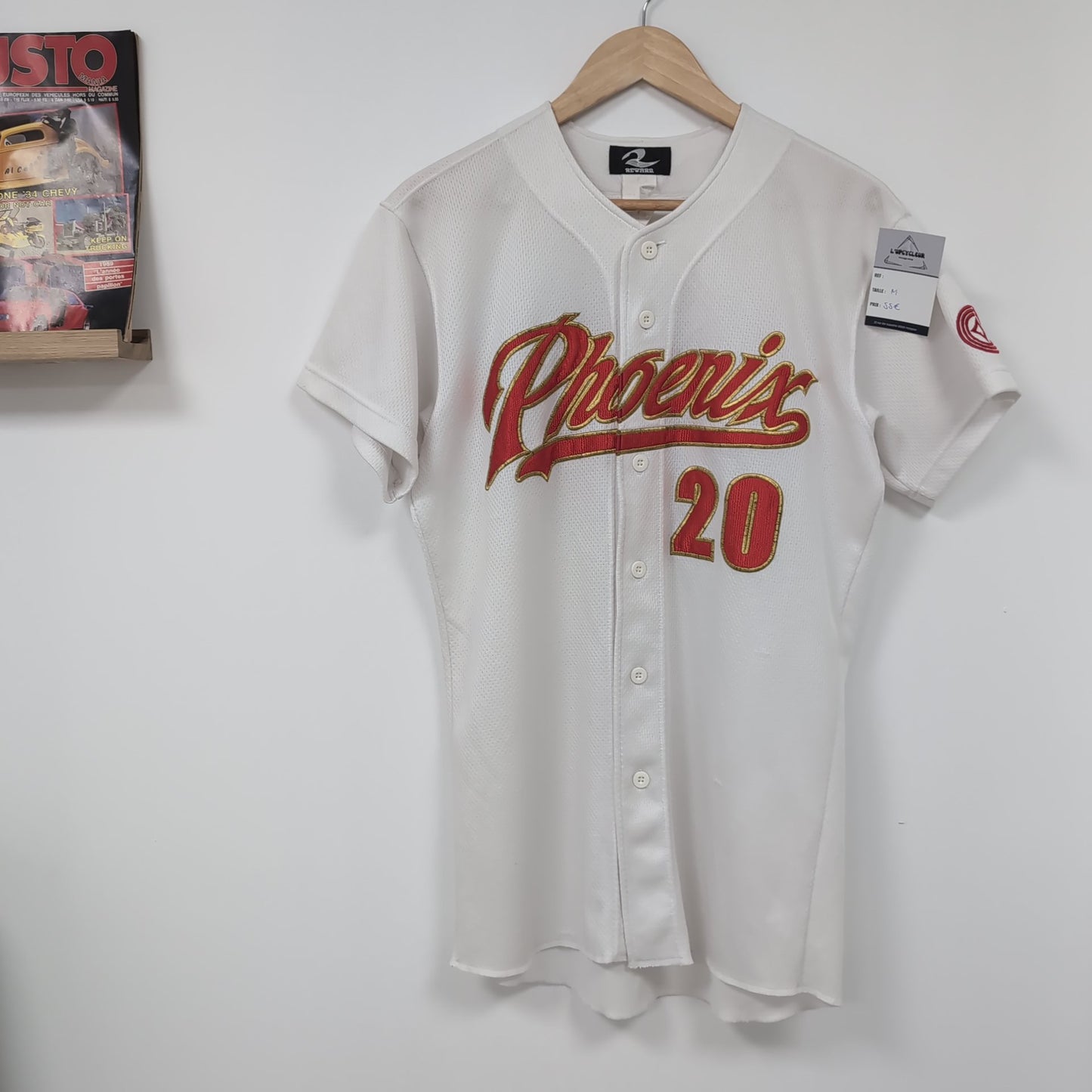 Chemise vintage Reward Baseball Phoenix (taille M) T274