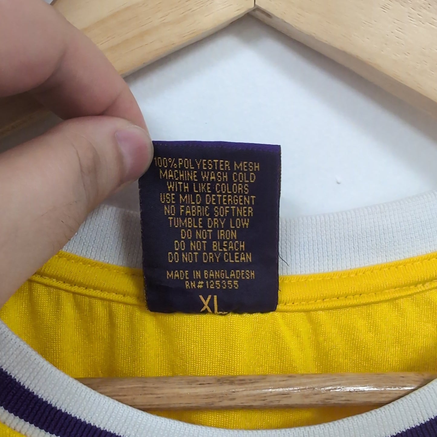 Maillot vintage NBA Lakers Kareem Abdul-Jabbar (taille XL) T226