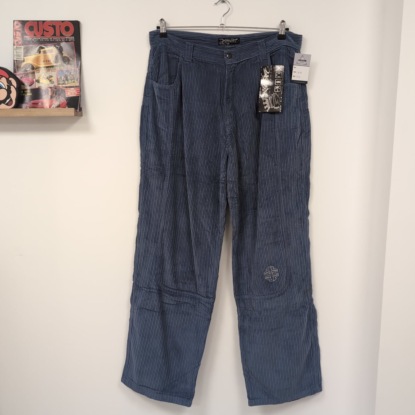 Pantalon baggy velours côtelé streetwear Picowear (DS) (taille 48eu) P52