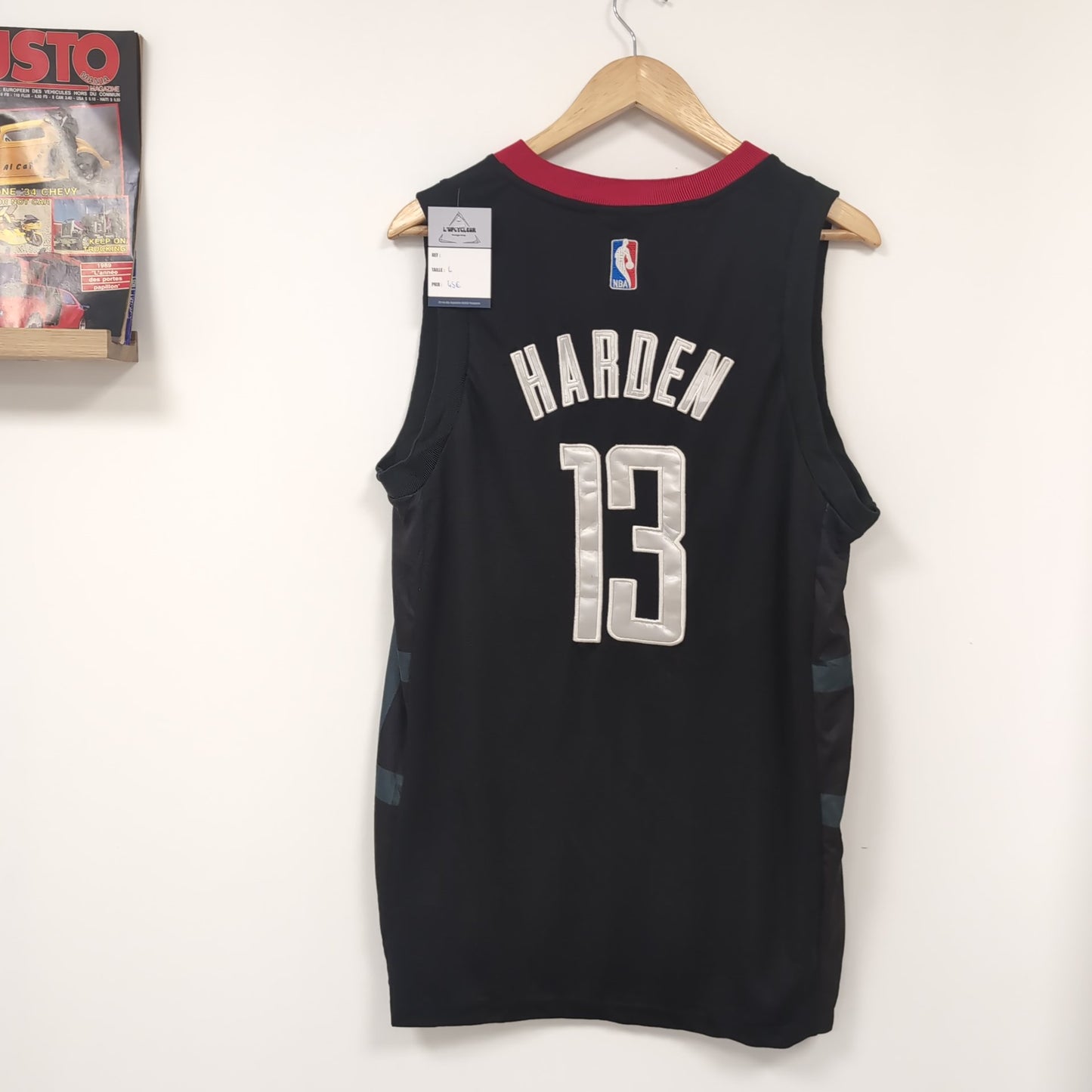 Maillot vintage NBA Rockets de Houston James Harden (taille L) T306
