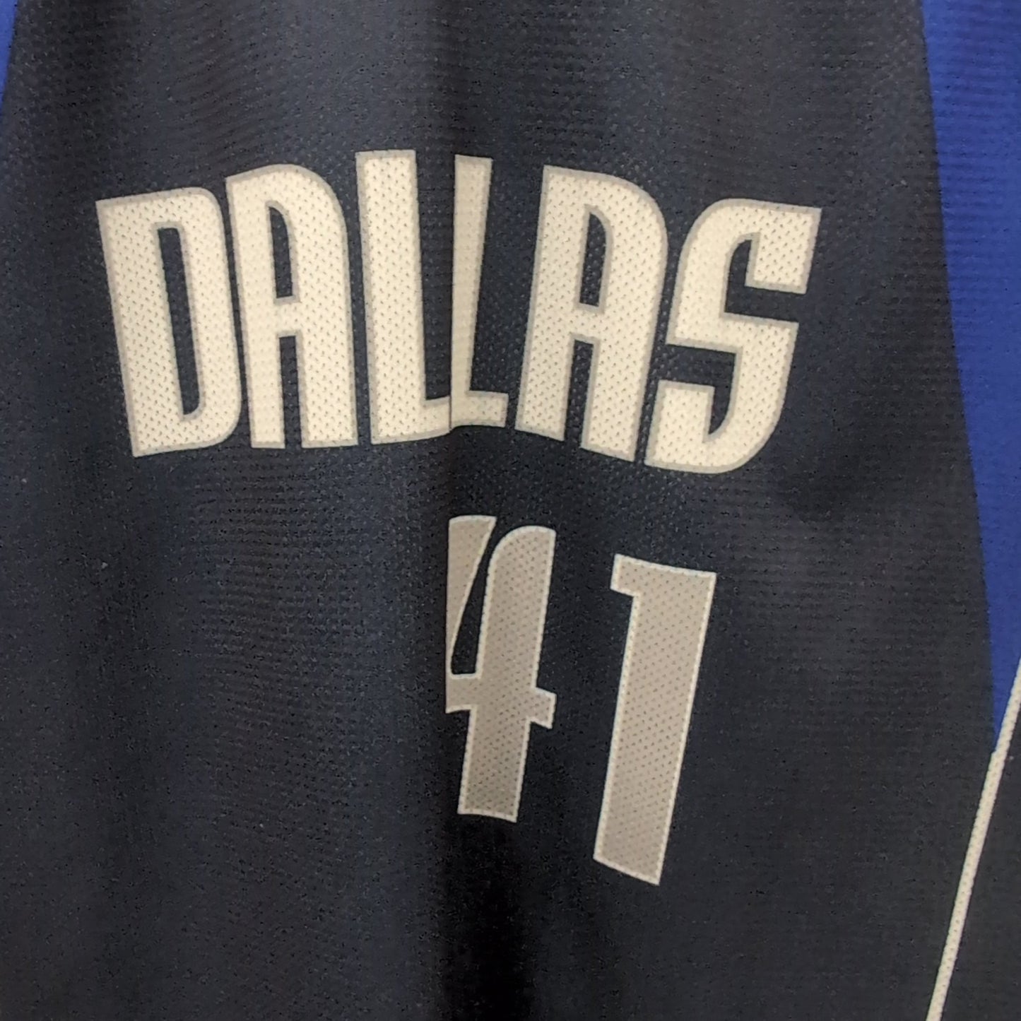 Maillot vintage NBA Mavericks de Dallas Dirk Nowitzki (taille XL) T296
