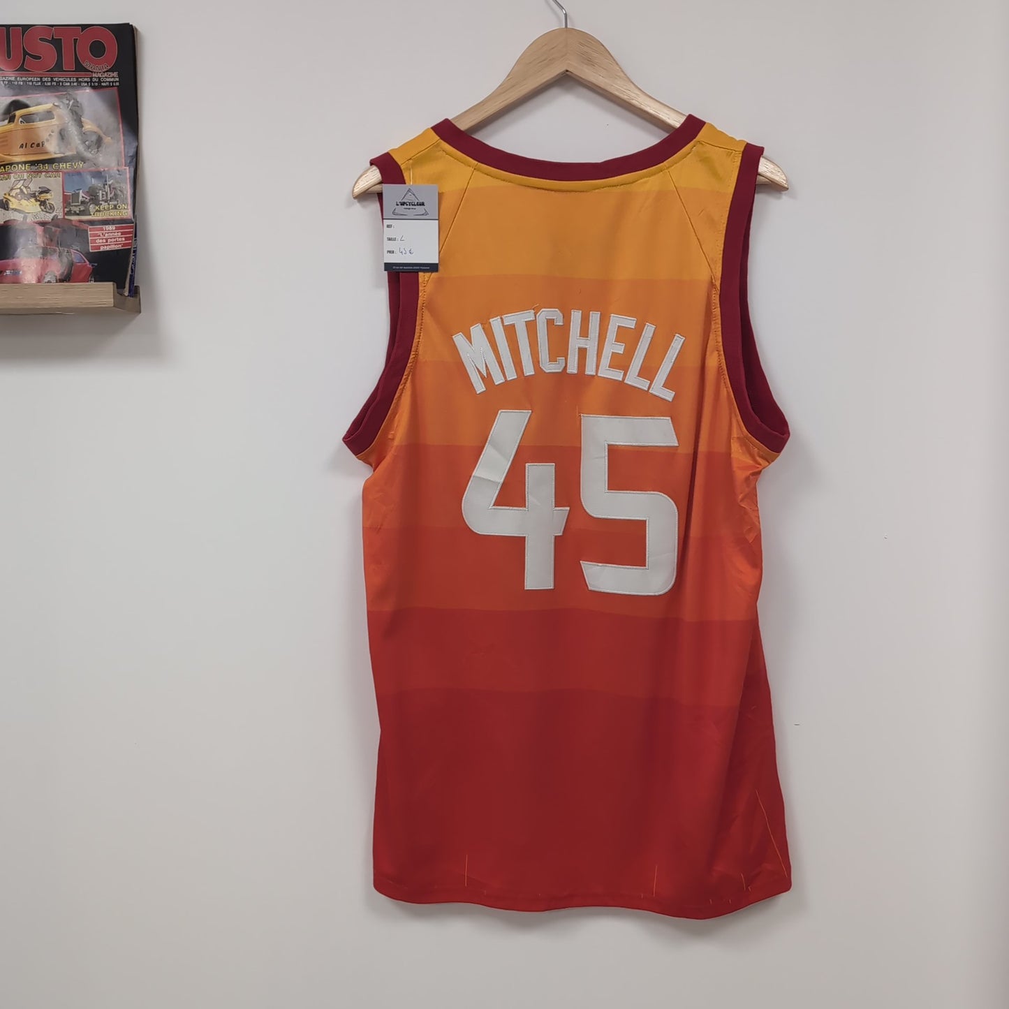 Maillot vintage NBA Jazz Utah Donovan Mitchell (taille L) T308