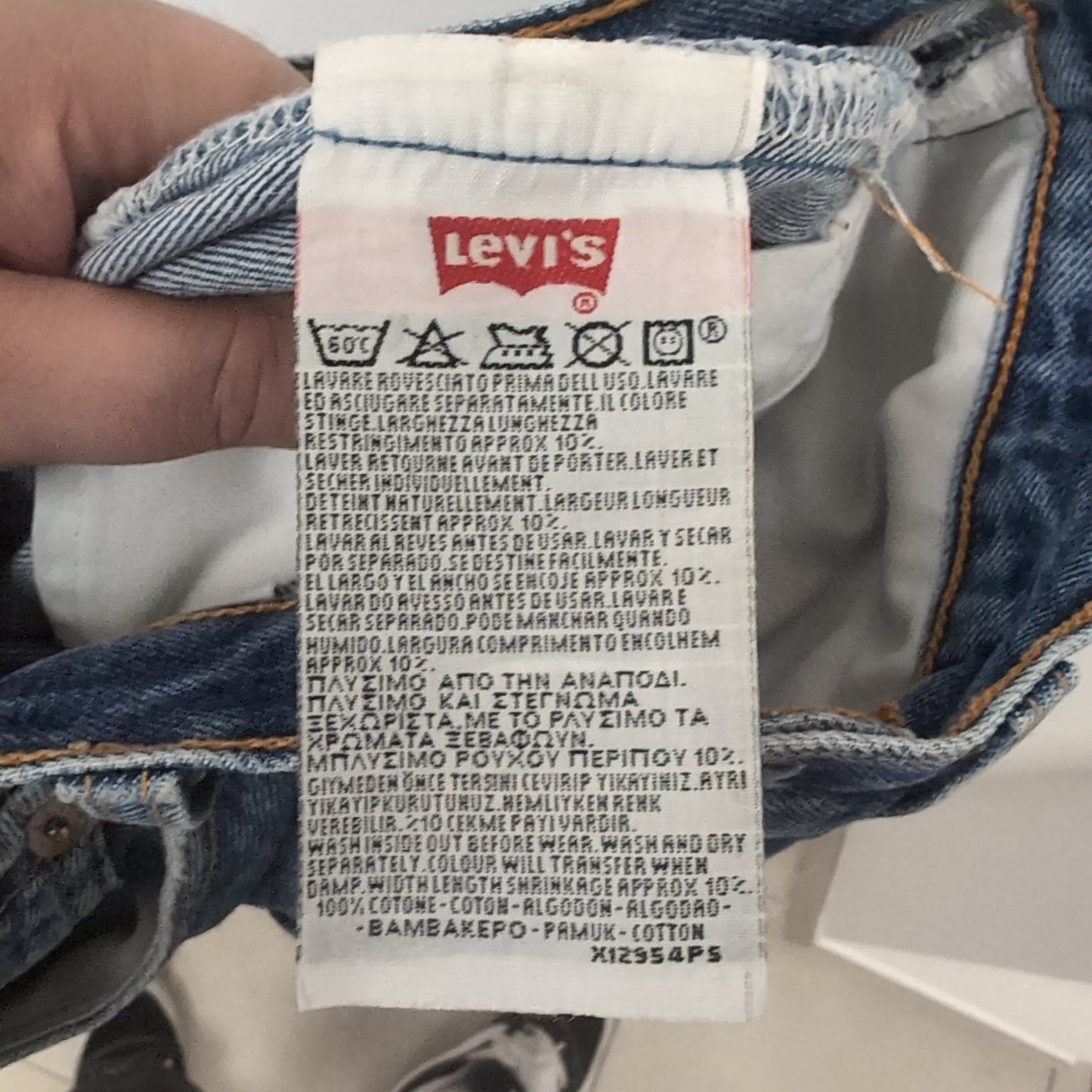Jean vintage Levi's 501 made in USA (taille 32×32) J81