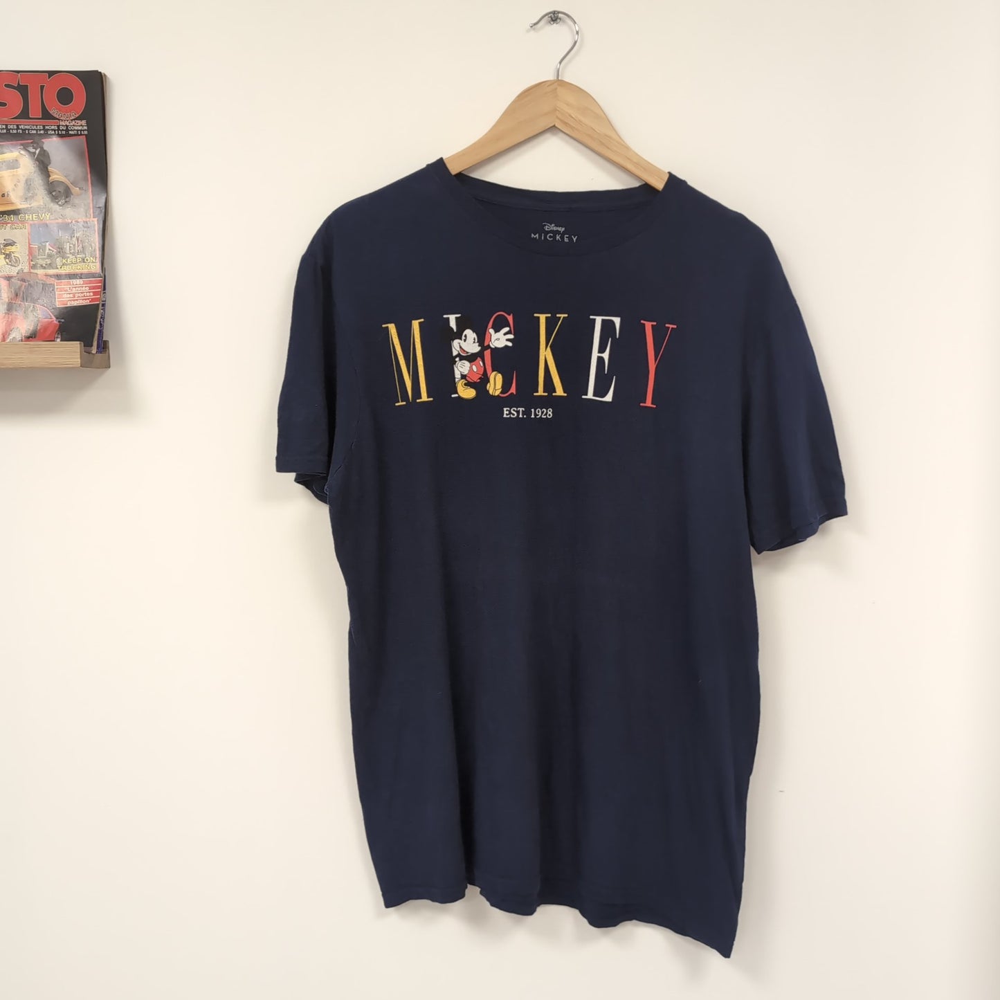 Tee shirt vintage Mickey (taille L) T338