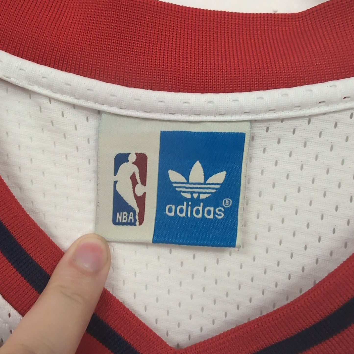 Maillot vintage NBA Rockets de Houston Hakeem Olajuwon (taille M-L) T231