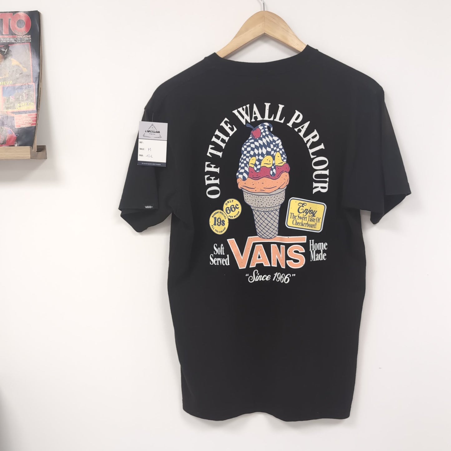 Tee shirt vintage Vans (taille M) T268
