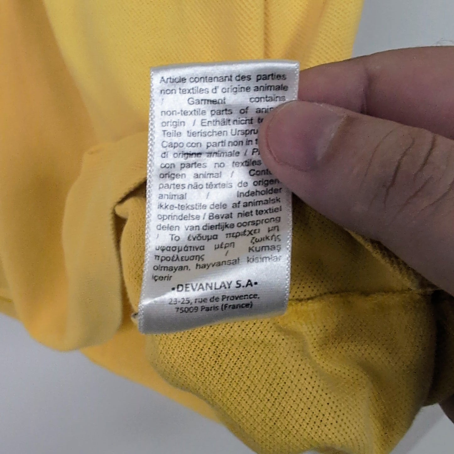 Polo vintage Lacoste (taille 3XL) T292