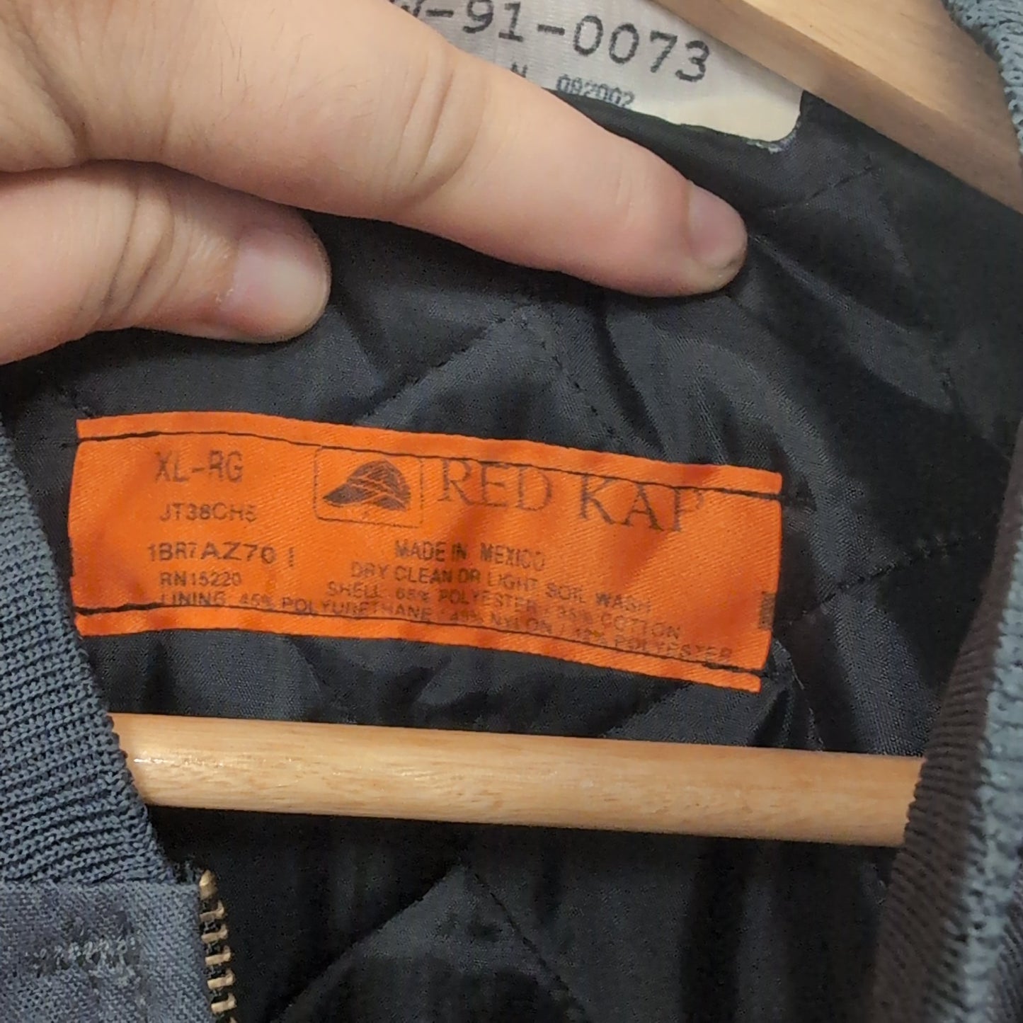 Veste vintage Coca-Cola Red Kap (taille XL) V53