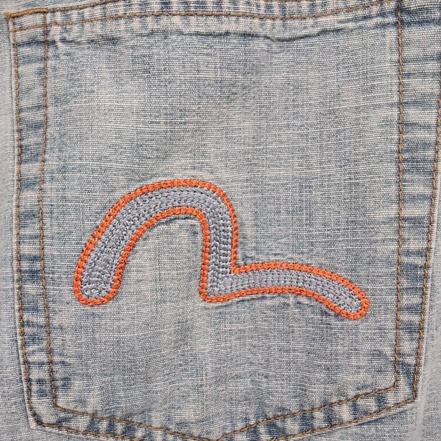 Jean Baggy vintage Evisu X Puma (taille 38) J89