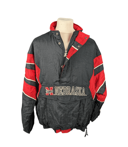 Blouson vintage Starter Huskers (Nebraska) (taille XL) V19