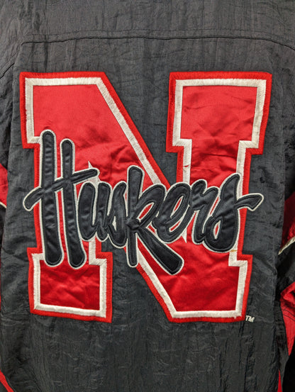 Blouson vintage Starter Huskers (Nebraska) (taille XL) V19