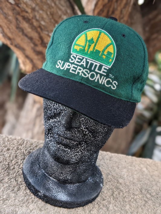 Casquette vintage Supersonics Seattle NBA 90's