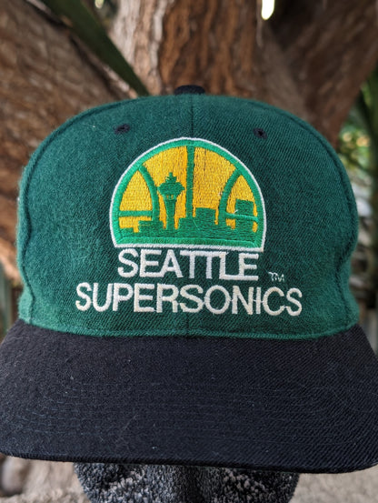 Casquette vintage Supersonics Seattle NBA 90's