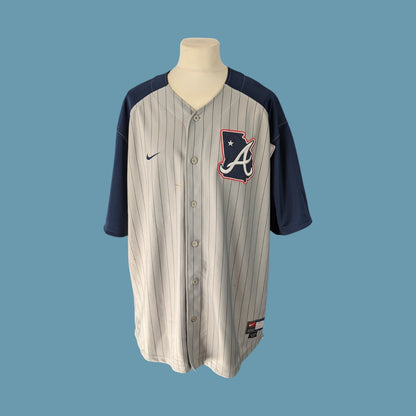 Chemise vintage Nike MLB Braves d'Atlanta (taille XXL-3XL) T92