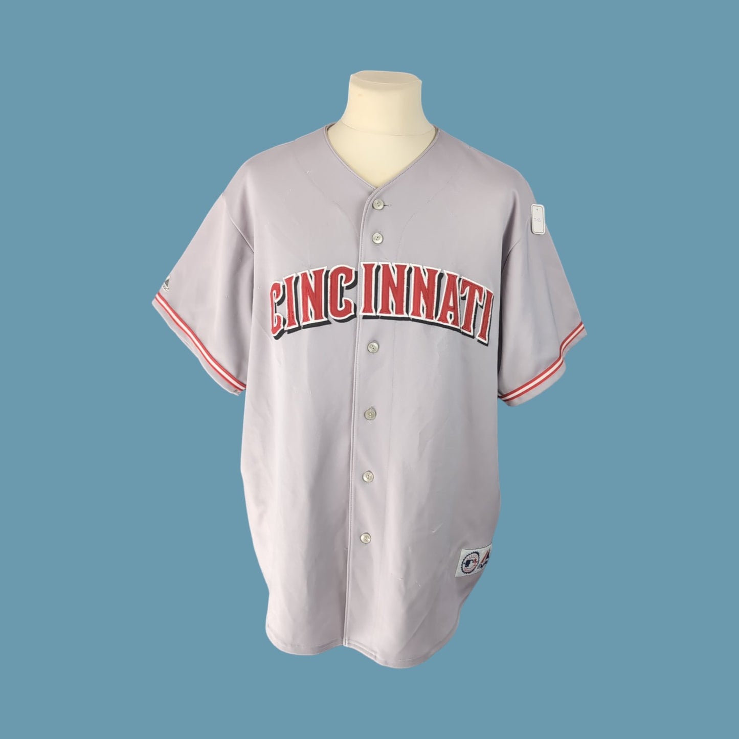 Chemise vintage Majestic MLB Cincinnati Bronson Arroyo (taille XL-XXL) T123