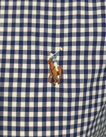 Chemise à carreaux vintage manche longue Ralph Lauren (taille S) T110