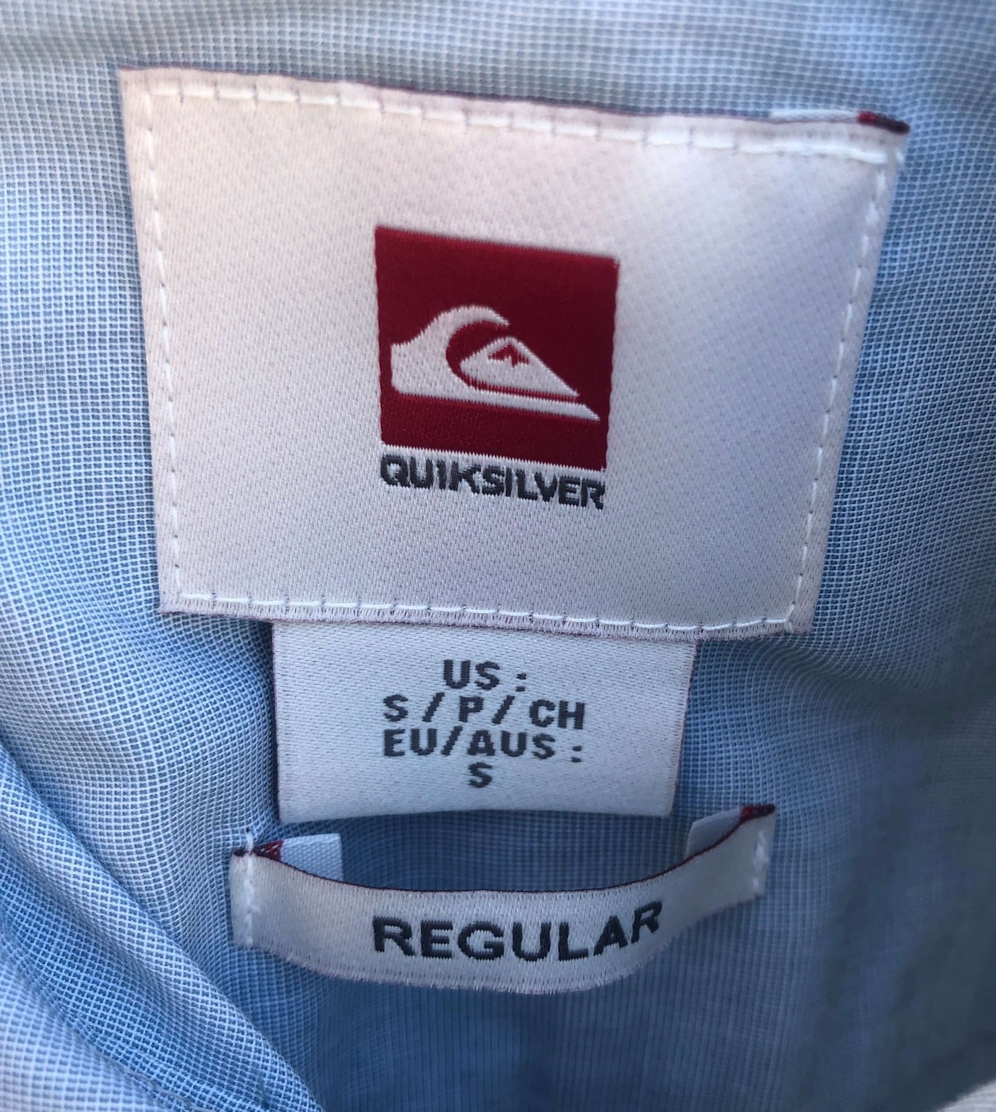 Chemise vintage manche longue Quiksilver (taille S) T106