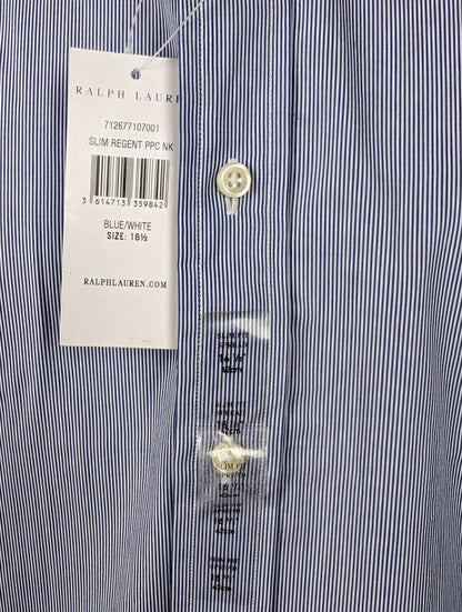 Chemise à rayures manche longue Ralph Lauren (taille XL)