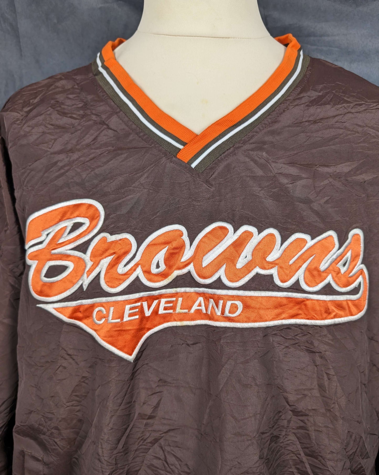 Coupe vent vintage Puma Browns (Cleveland) (taille XXL) V5