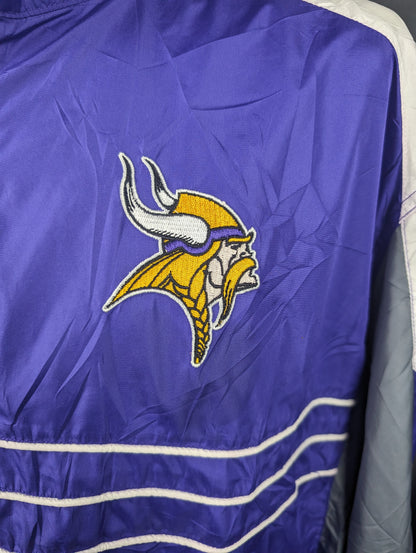 Coupe vent vintage NFL Vikings (Minnesota) (taille XXL) V13