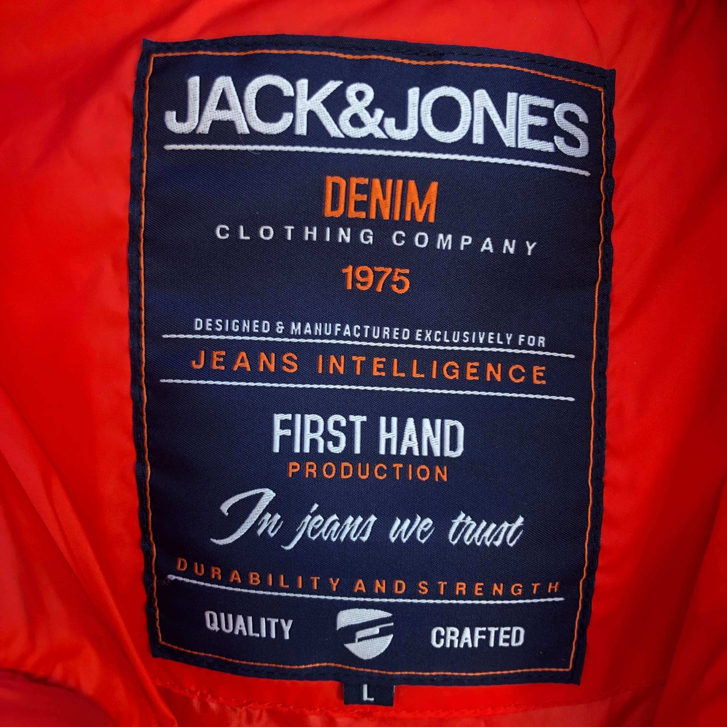 Doudoune vintage Jack and Jones (taille L)