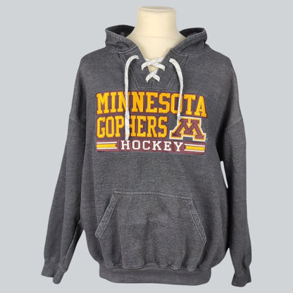 Sweat à capuche vintage Minnesota Golden Gophers Hockey (taille XL-XXL) H23