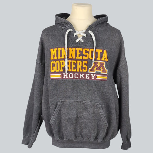 Sweat à capuche vintage Minnesota Golden Gophers Hockey (taille XL-XXL) H23