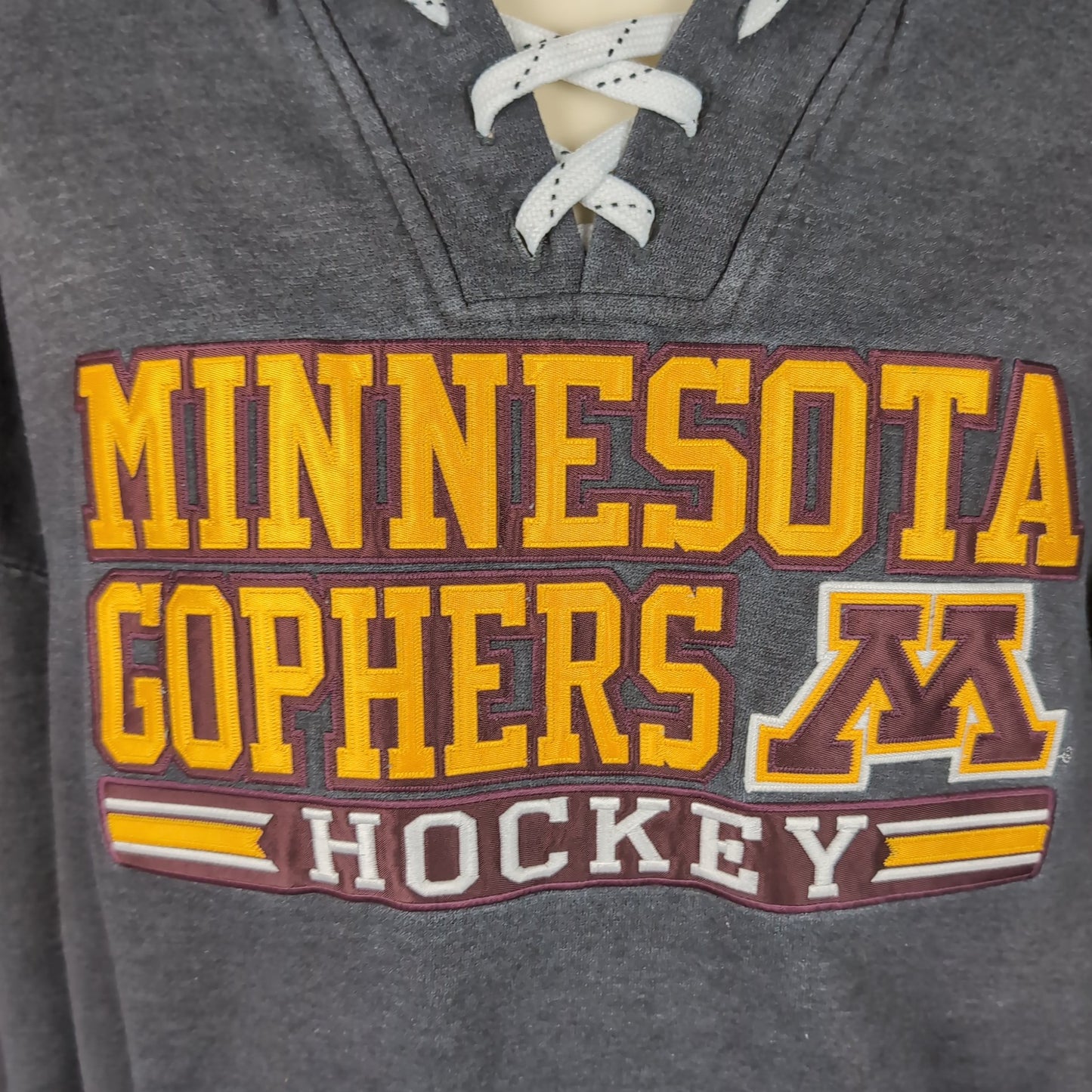 Sweat à capuche vintage Minnesota Golden Gophers Hockey (taille XL-XXL) H23