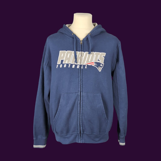 Sweat à capuche vintage Patriots Nouvelle-Angleterre NFL (taille L) H26