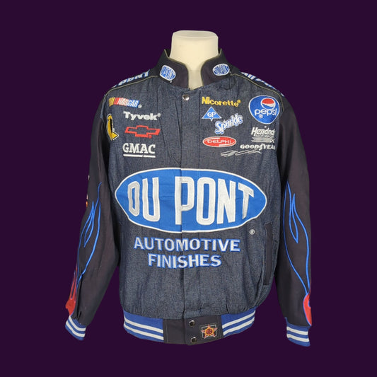 Jacket Rework vintage Nascar Du Pont (taille L) V41