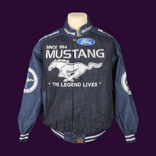 Jacket Rework vintage Ford Mustang (taille L) V40