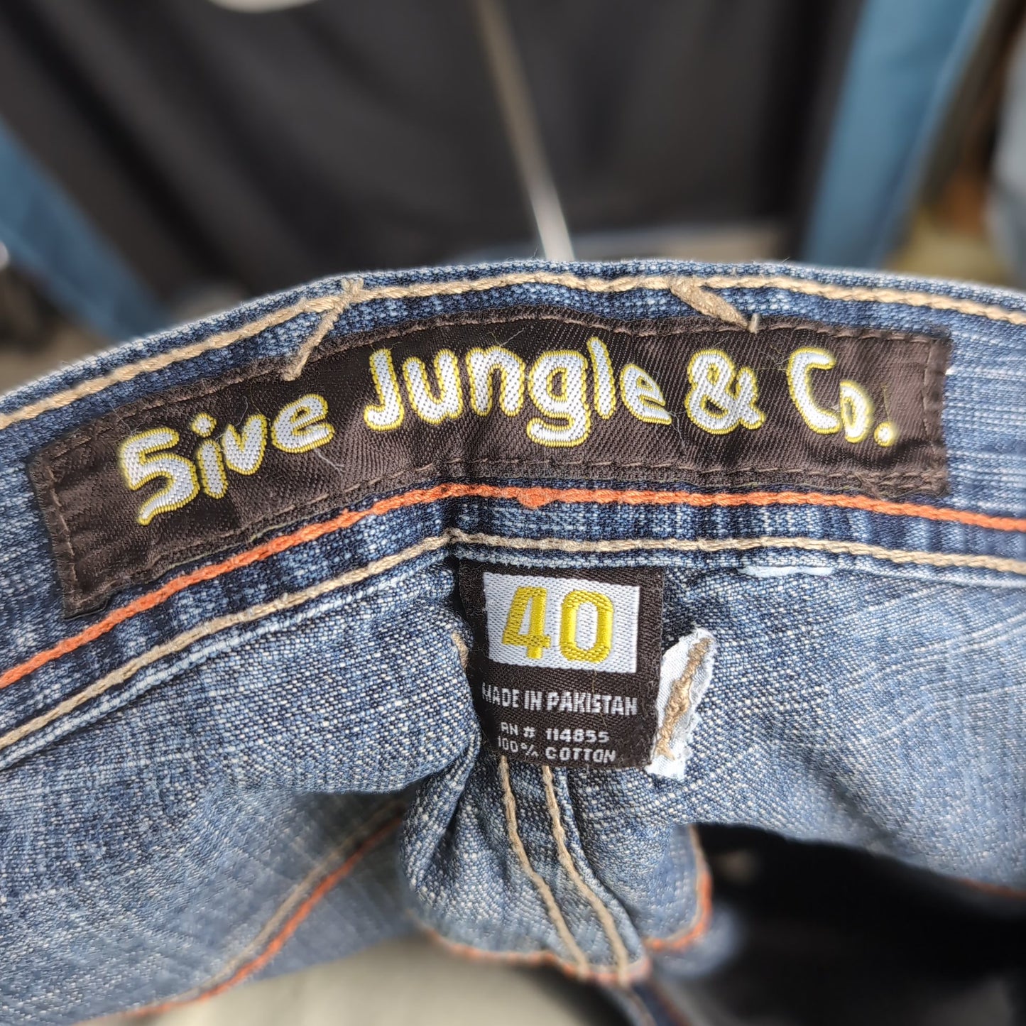 Jean baggy vintage 5ive Jungle (taille 40us) J68