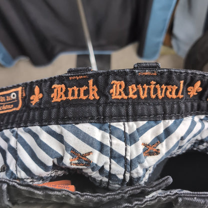 Jean baggy vintage Rock Revival (taille 34) J65