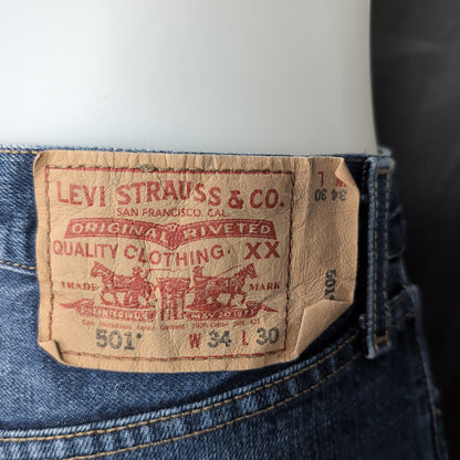 Jean vintage Levi's 501 (taille 34×30) J46