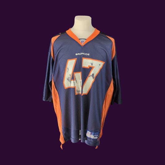 Maillot vintage Reebok NFL Denver Broncos John Lynch (taille XL) T128