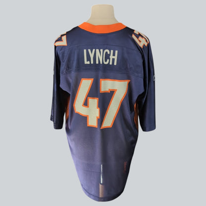 Maillot vintage Reebok NFL Denver Broncos John Lynch (taille XL) T128
