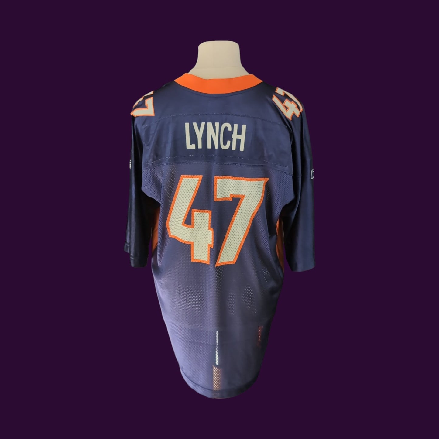 Maillot vintage Reebok NFL Denver Broncos John Lynch (taille XL) T128