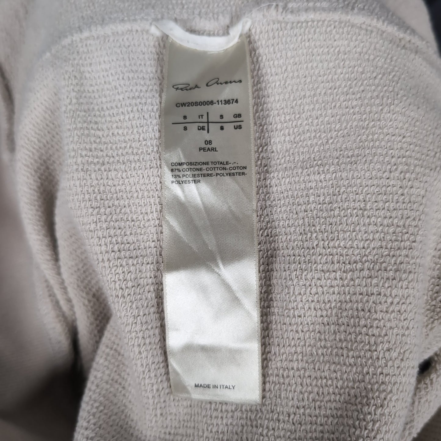 Sweat à capuche vintage Champion x Rick Owens (taille XL) H16