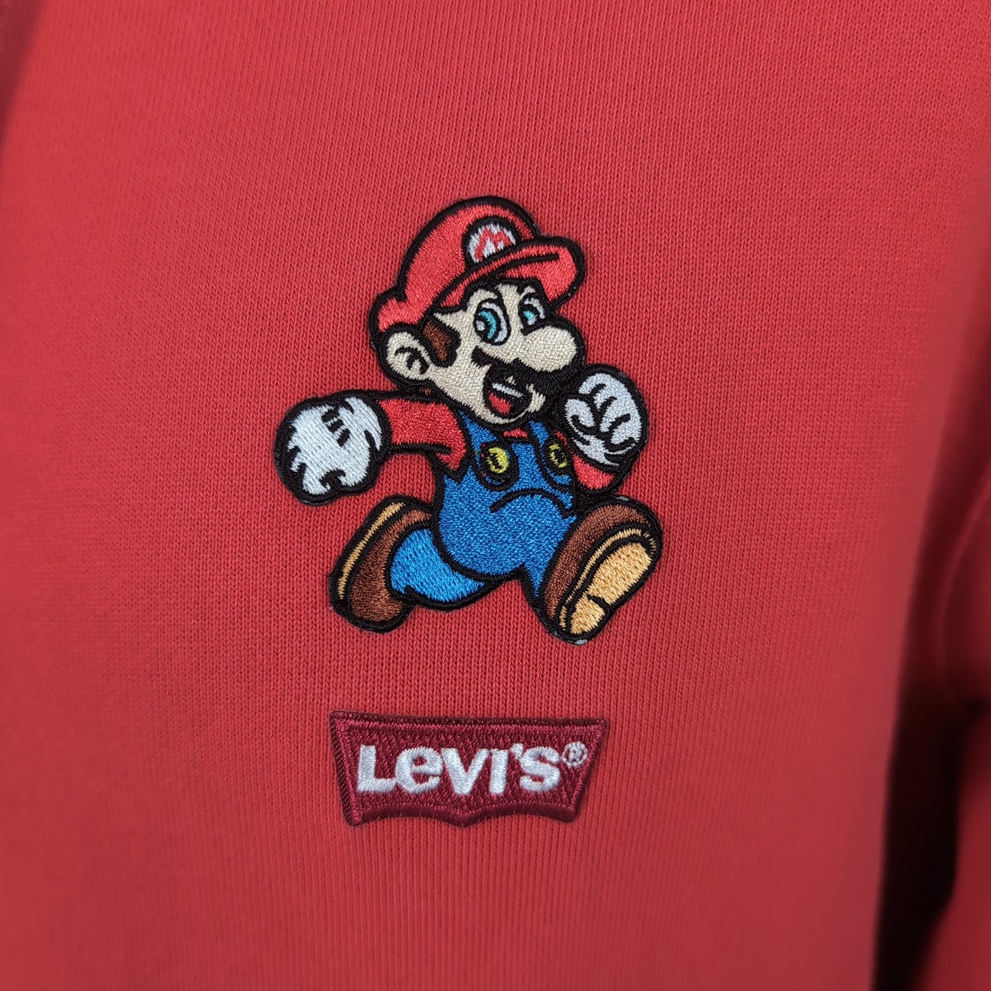 Sweat à capuche vintage Levis × Super Mario (taille M) H11