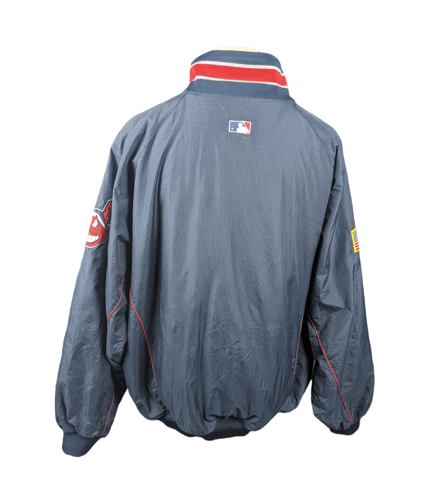 Blouson vintage Majestic Indians (Cleveland) (taille XXL) V24