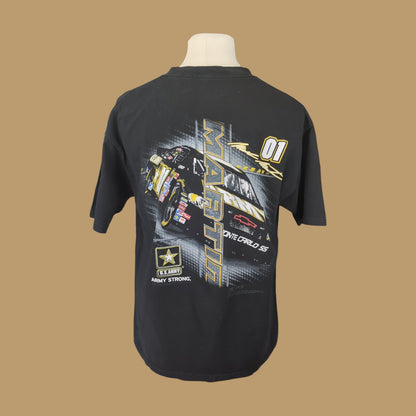 Tee shirt vintage Nascar MARTIN US ARMY (taille L) T152