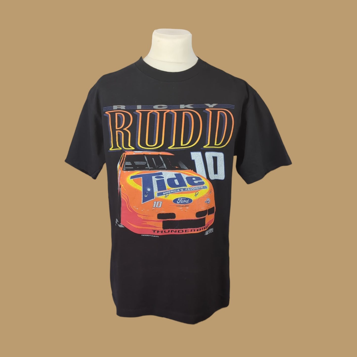 Tee shirt vintage Nascar RICKY RUDD (taille M-L) T154