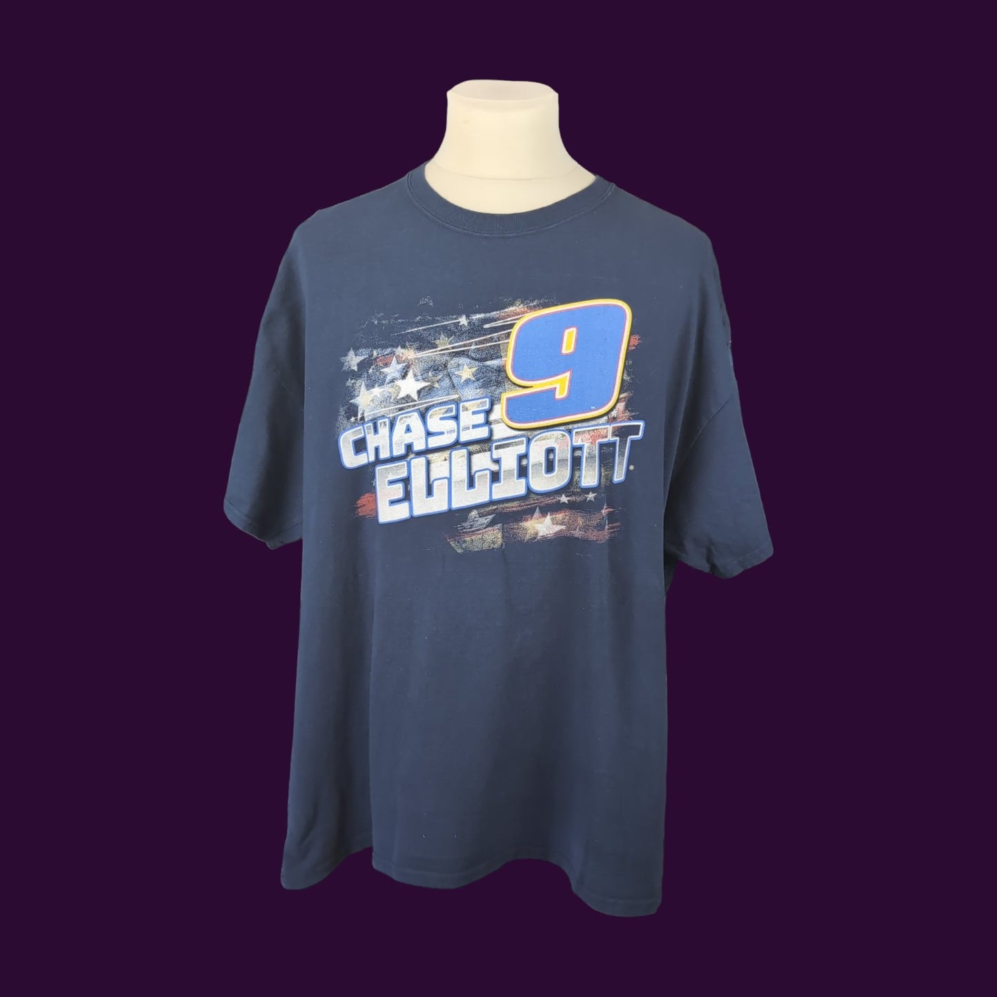 Tee shirt vintage Nascar CHASE ELLIOTT (taille XXL) T157