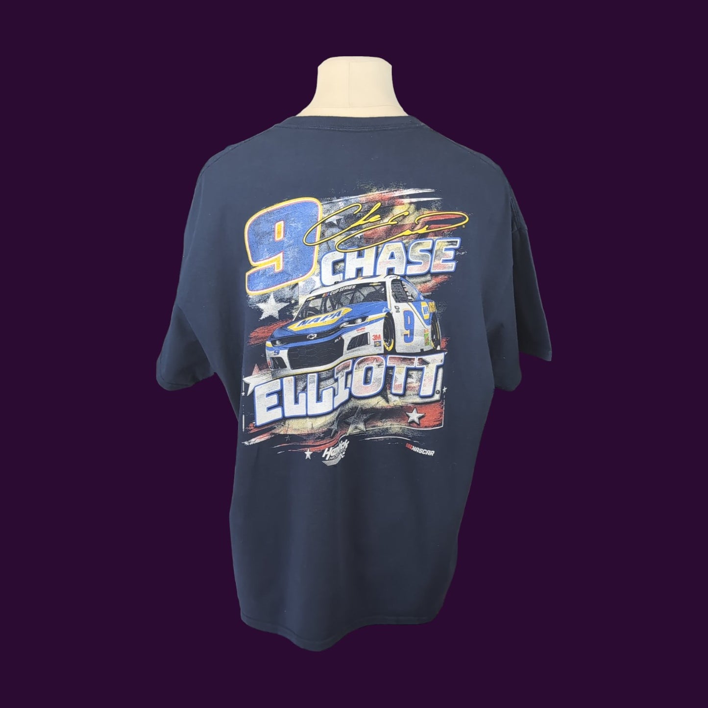 Tee shirt vintage Nascar CHASE ELLIOTT (taille XXL) T157