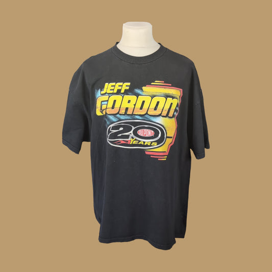 Tee shirt vintage Nascar JEFF GORDON (taille XXL) T158