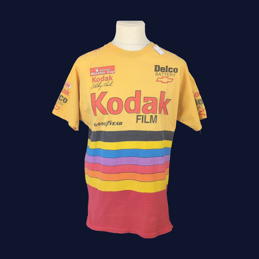 Tee shirt vintage Nascar Kodak Film (taille M-L) T170