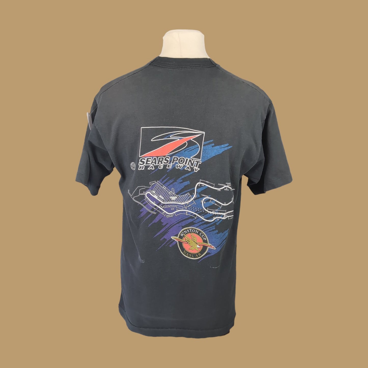 Tee shirt vintage Nascar (taille M-L) T171